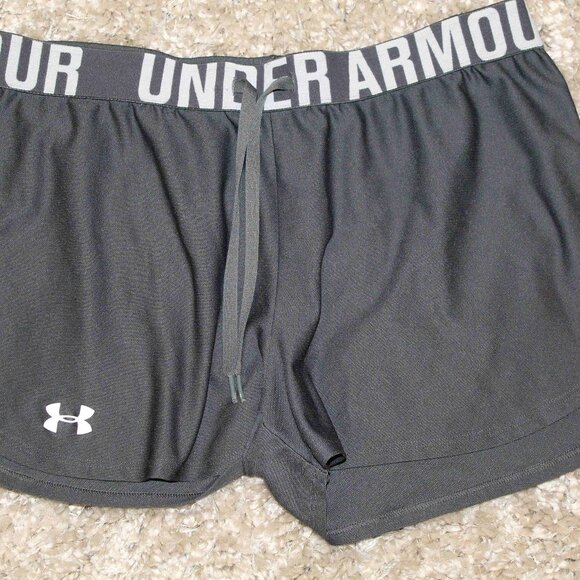 Under Armour Pants - Under Armour Heat Gear Gray Athletic Shorts - Sz Medium